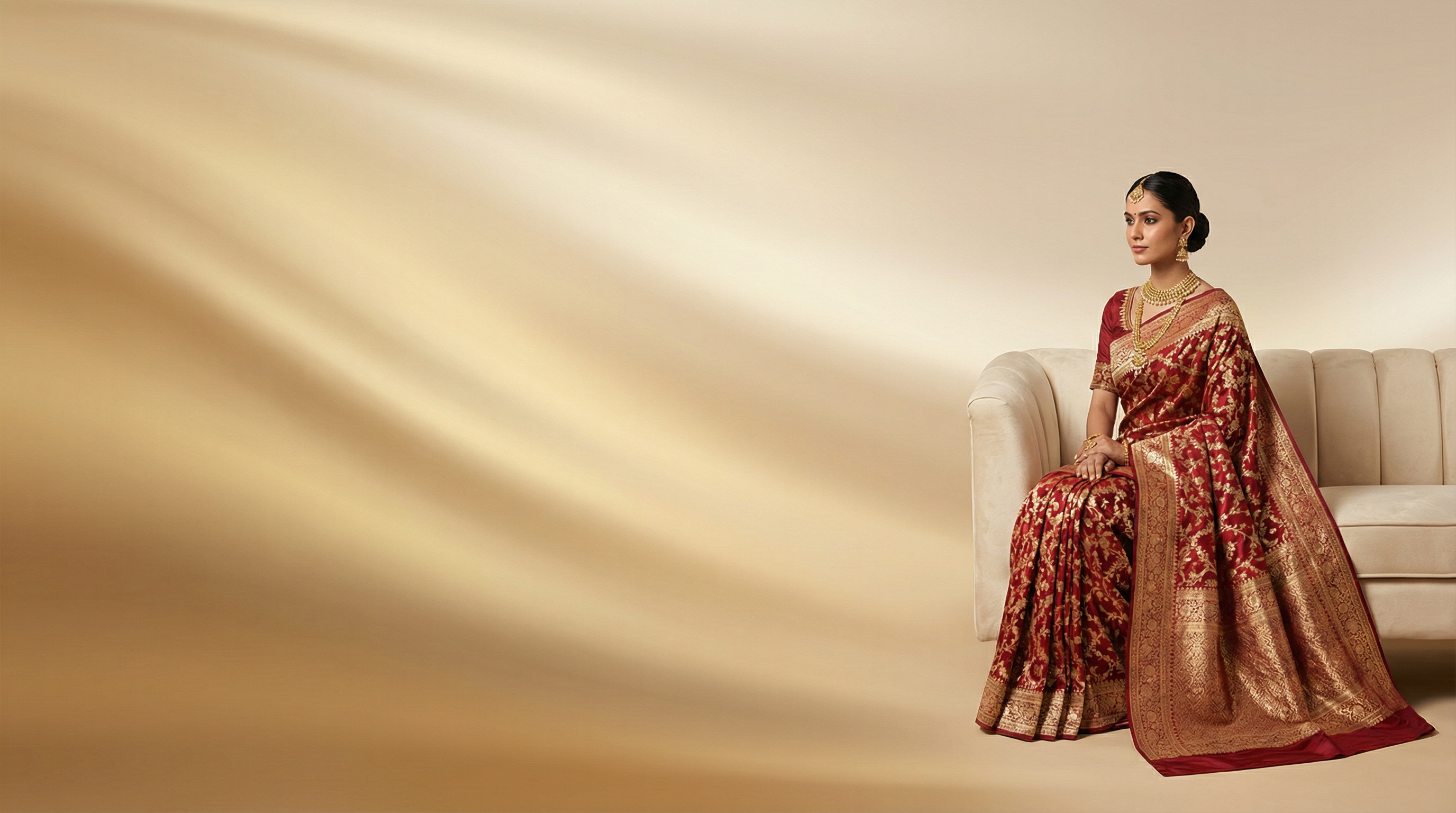 Traditional Indian saree